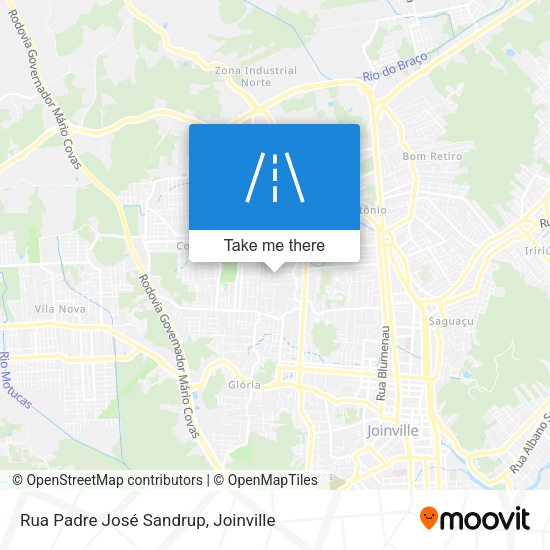 Rua Padre José Sandrup map