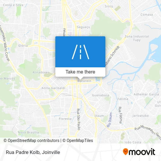 Rua Padre Kolb map