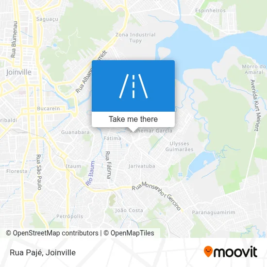Rua Pajé map