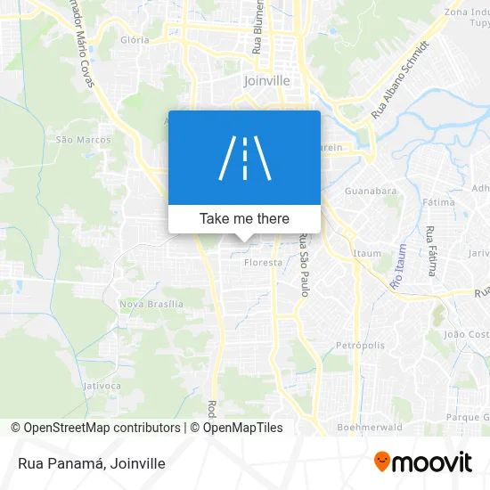 Rua Panamá map