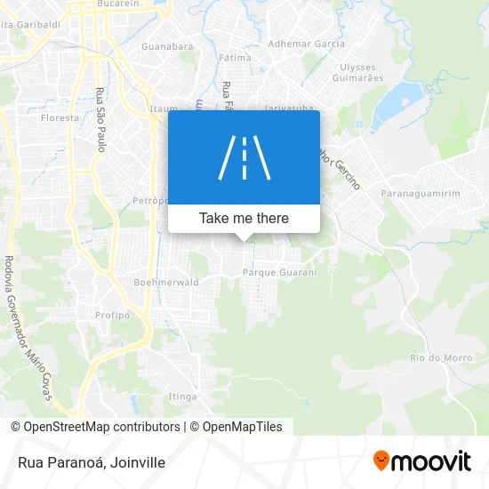 Rua Paranoá map