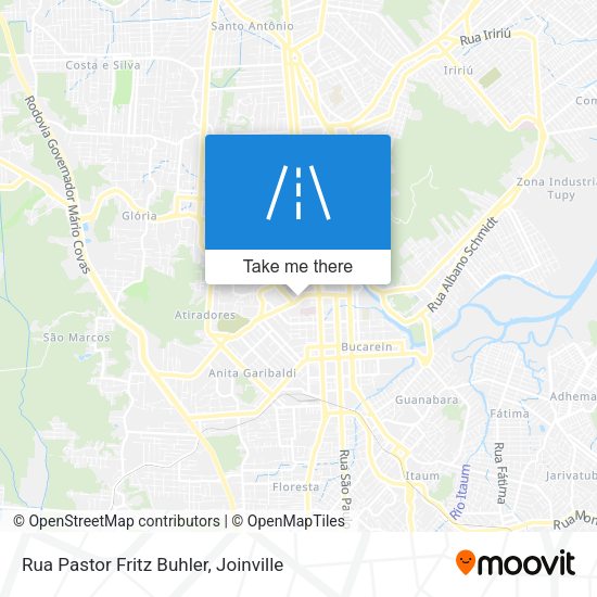 Rua Pastor Fritz Buhler map