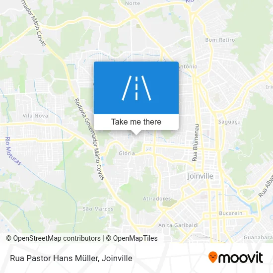 Rua Pastor Hans Müller map