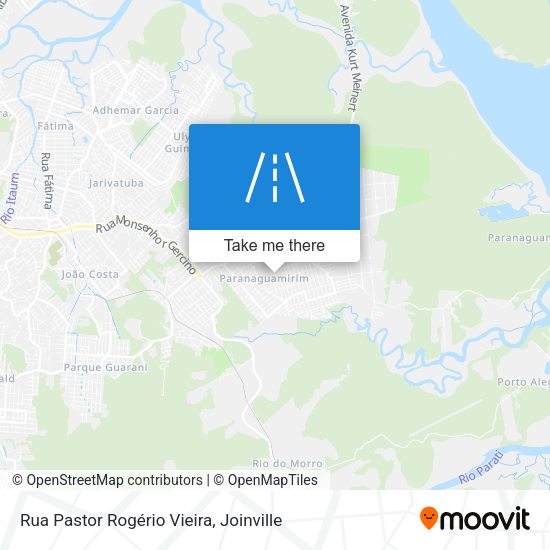 Rua Pastor Rogério Vieira map