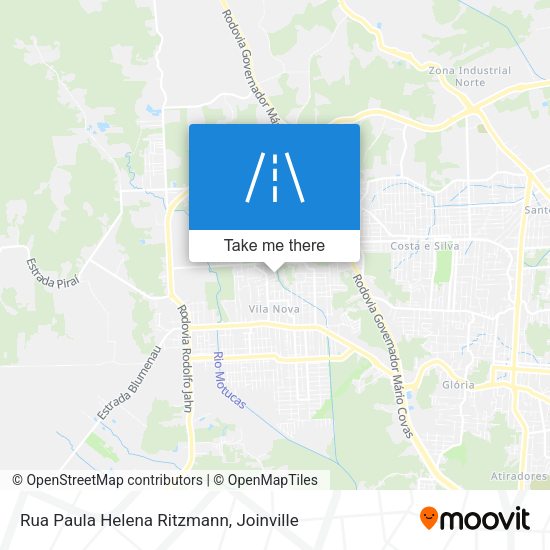 Rua Paula Helena Ritzmann map