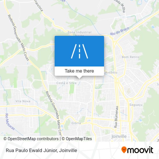 Rua Paulo Ewald Júnior map