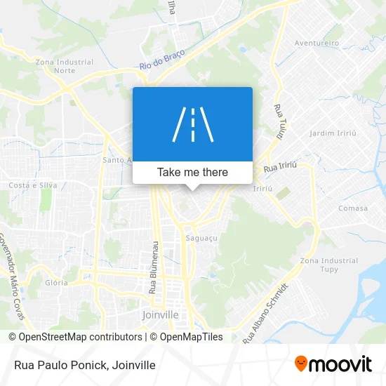 Rua Paulo Ponick map