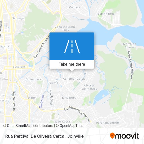 Rua Percival De Oliveira Cercal map
