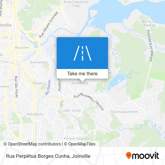 Rua Perpétua Borges Cunha map