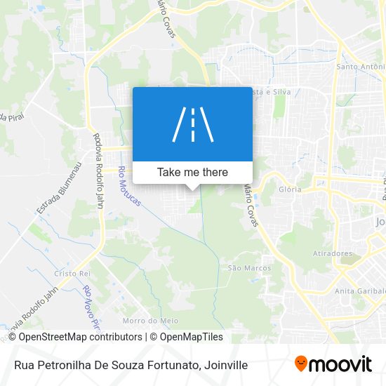 Rua Petronilha De Souza Fortunato map