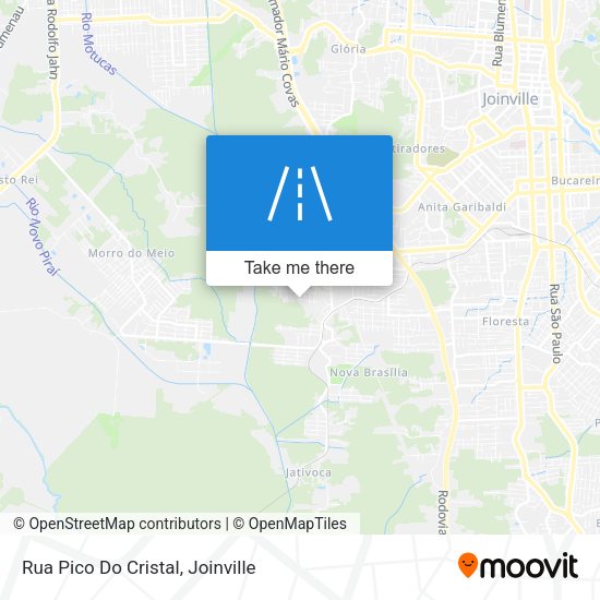 Rua Pico Do Cristal map