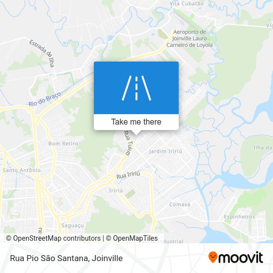 Rua Pio São Santana map
