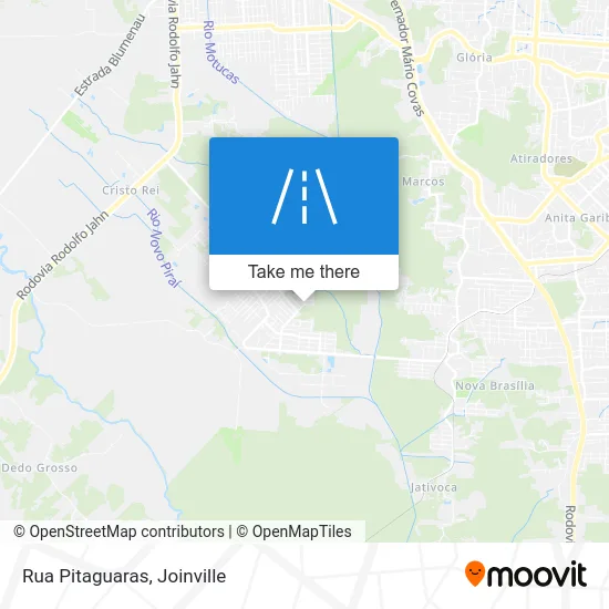 Rua Pitaguaras map