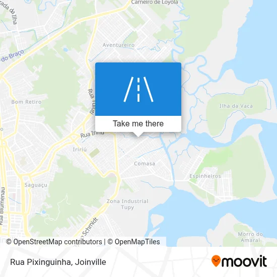Rua Pixinguinha map