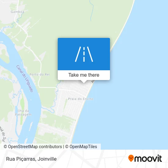 Rua Piçarras map