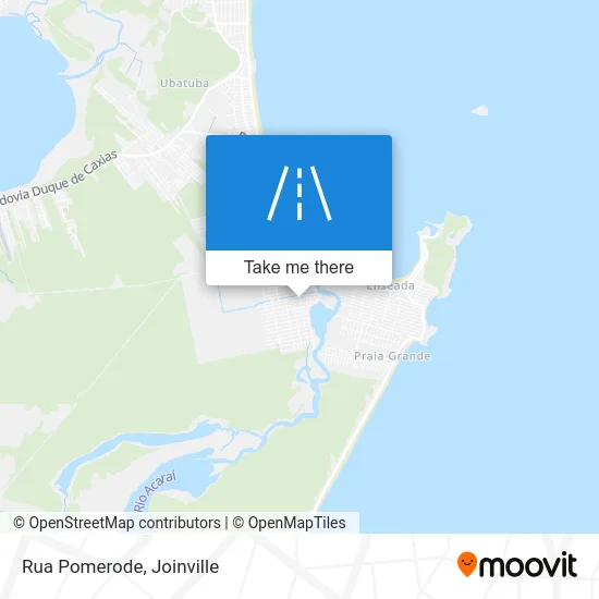 Rua Pomerode map