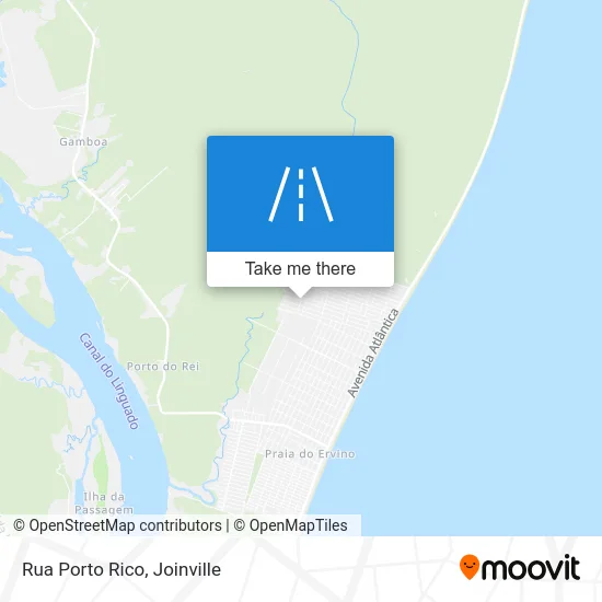 Rua Porto Rico map