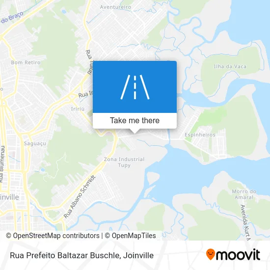 Rua Prefeito Baltazar Buschle map