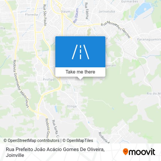 Rua Prefeito João Acácio Gomes De Oliveira map