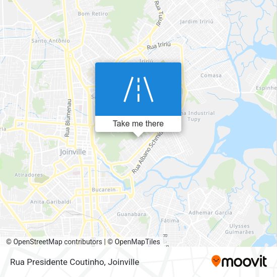 Rua Presidente Coutinho map