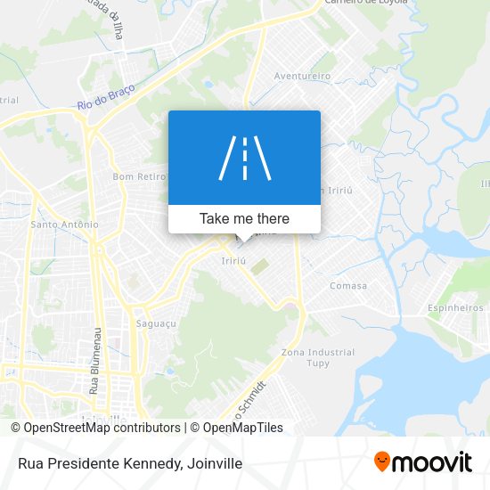 Rua Presidente Kennedy map