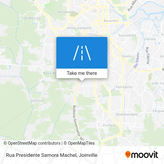Rua Presidente Samora Machel map