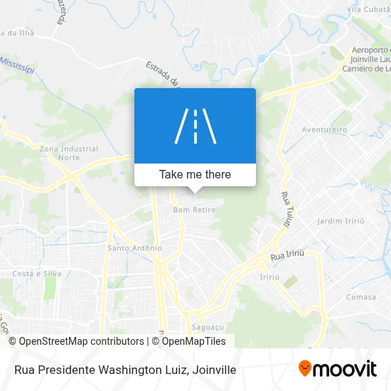Rua Presidente Washington Luiz map