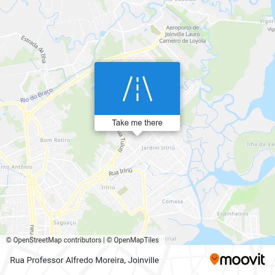 Rua Professor Alfredo Moreira map