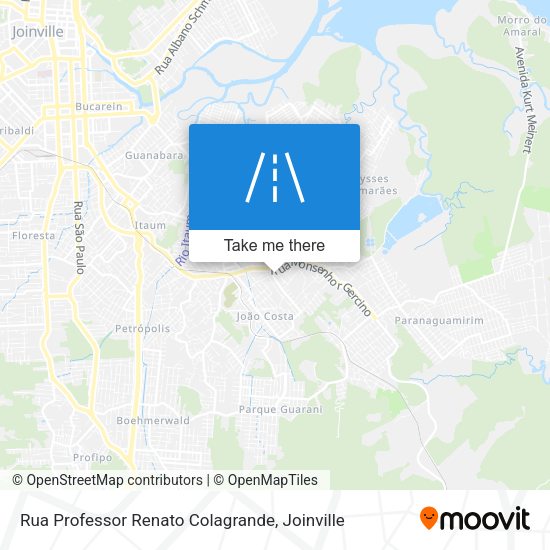 Rua Professor Renato Colagrande map