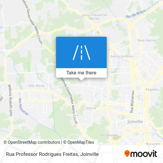 Rua Professor Rodrigues Freitas map
