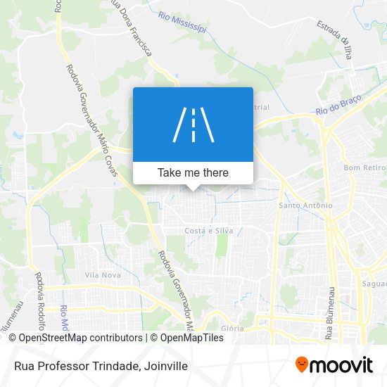 Rua Professor Trindade map