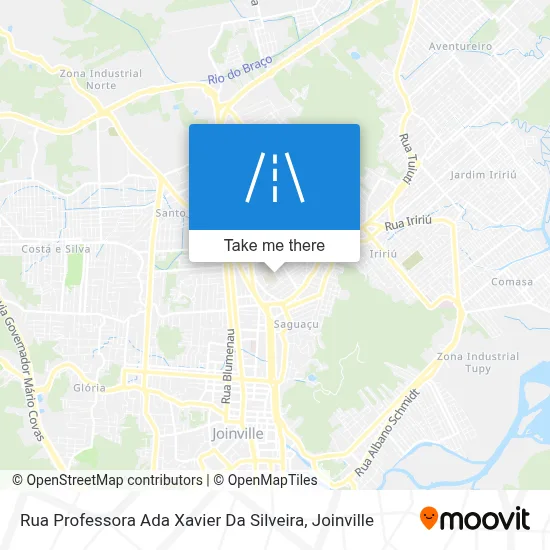 Rua Professora Ada Xavier Da Silveira map