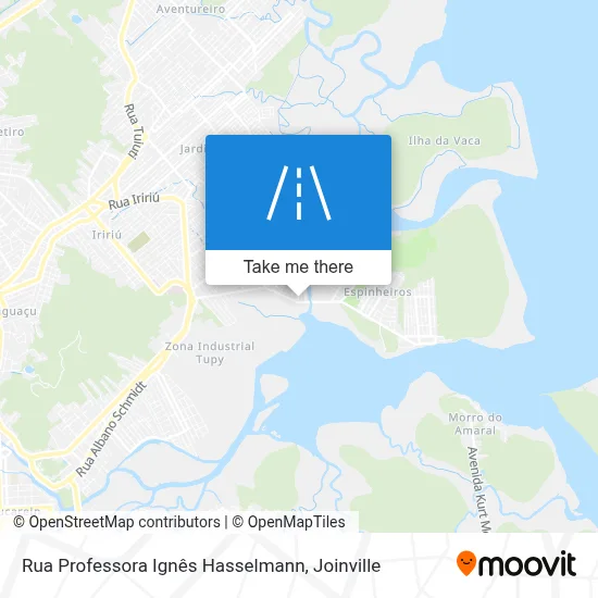 Rua Professora Ignês Hasselmann map