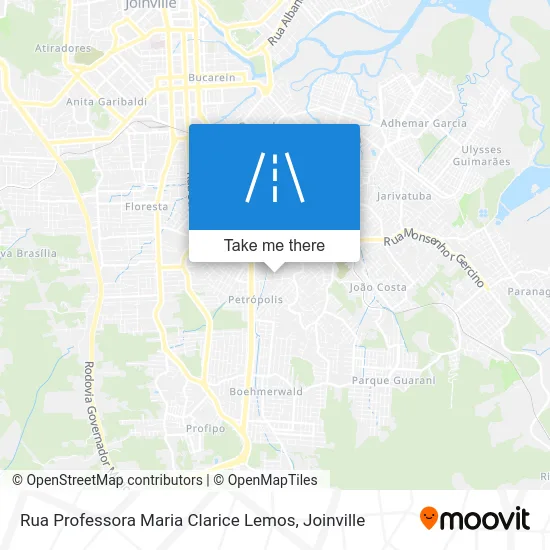Rua Professora Maria Clarice Lemos map