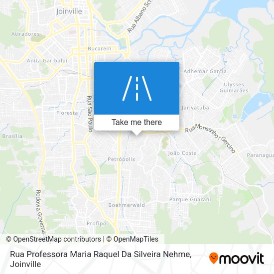 Rua Professora Maria Raquel Da Silveira Nehme map