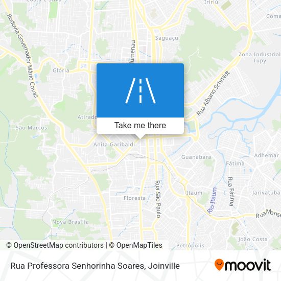 Rua Professora Senhorinha Soares map