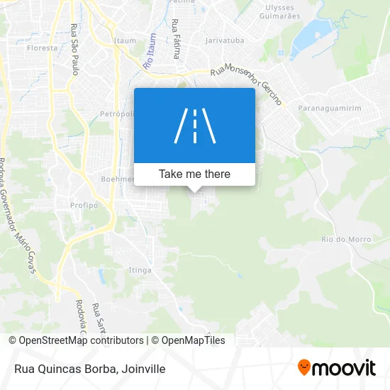 Rua Quincas Borba map