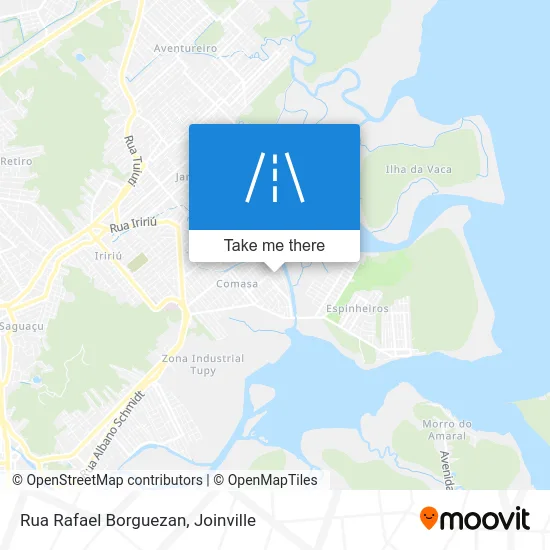 Rua Rafael Borguezan map
