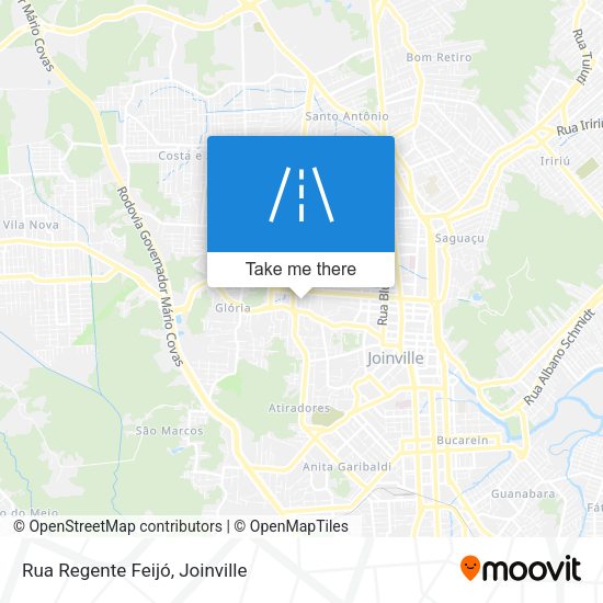 Rua Regente Feijó map