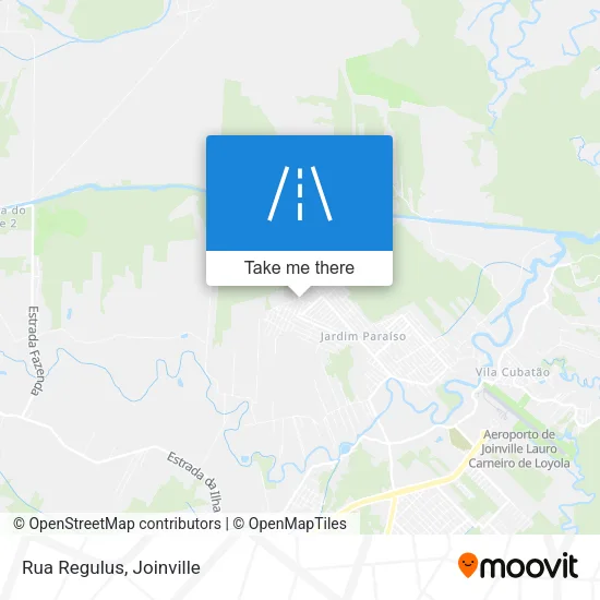 Rua Regulus map