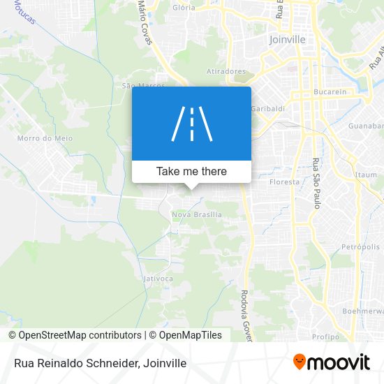 Rua Reinaldo Schneider map