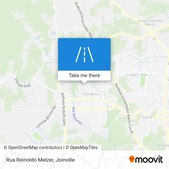 Rua Reinoldo Melzer map