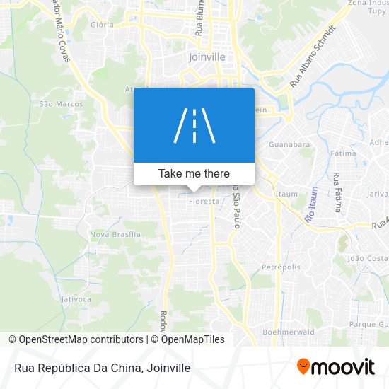 Rua República Da China map