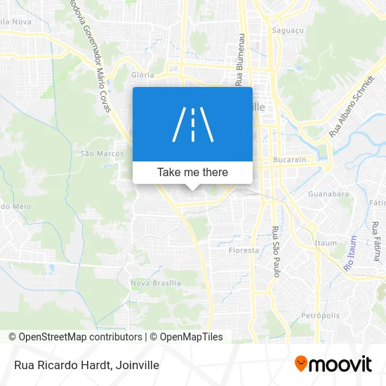 Rua Ricardo Hardt map
