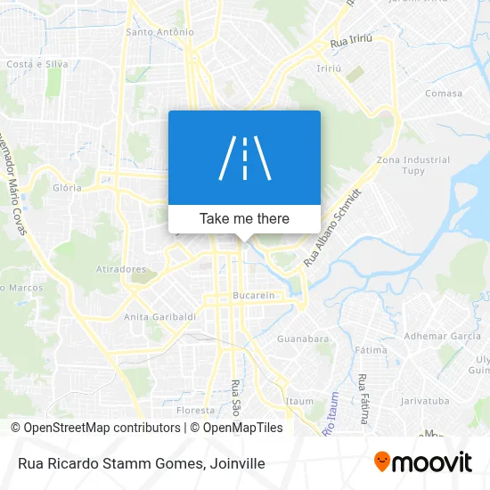 Rua Ricardo Stamm Gomes map