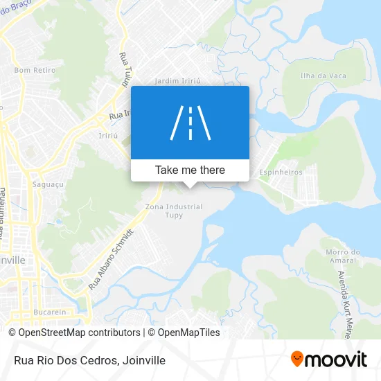 Rua Rio Dos Cedros map