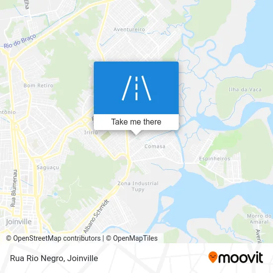 Rua Rio Negro map