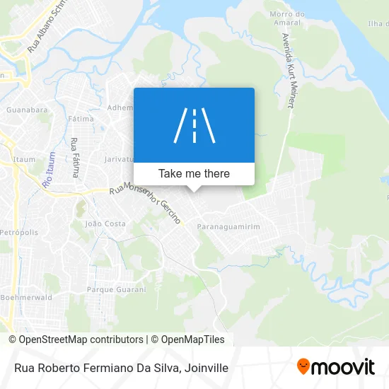 Rua Roberto Fermiano Da Silva map