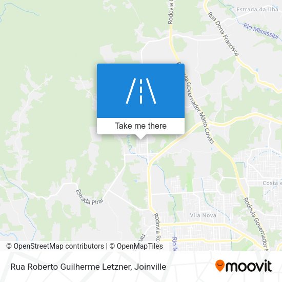 Rua Roberto Guilherme Letzner map