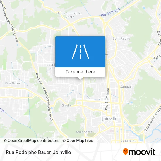 Rua Rodolpho Bauer map